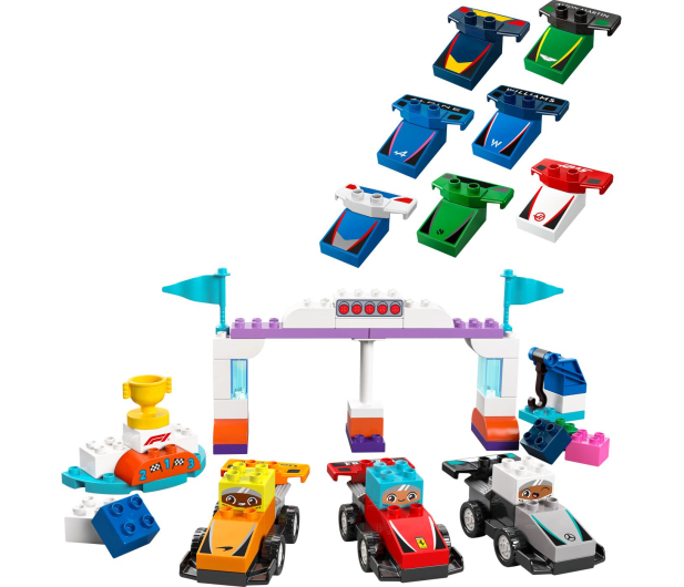 LEGO DUPLO 10445 Bolidy i kierowcy F1 - 1299002 - zdjęcie 6